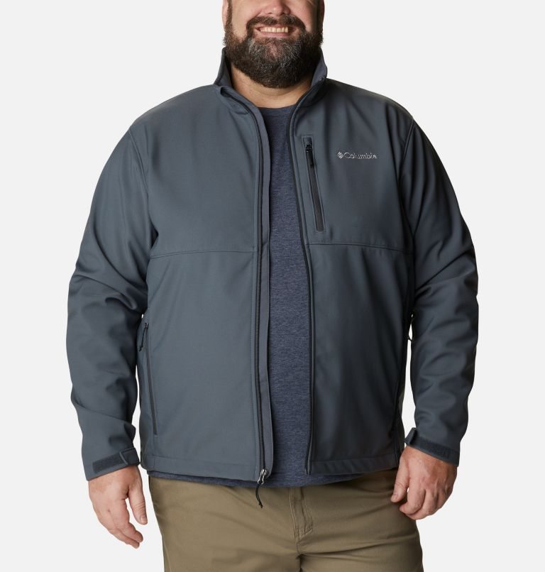 Men's Columbia Ascender Shell Jackets Dark Grey | Plus Size CA-MC814